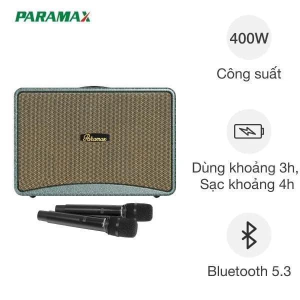 Loa karaoke xách tay PARAMAX Art 88 400W - Ảnh 32