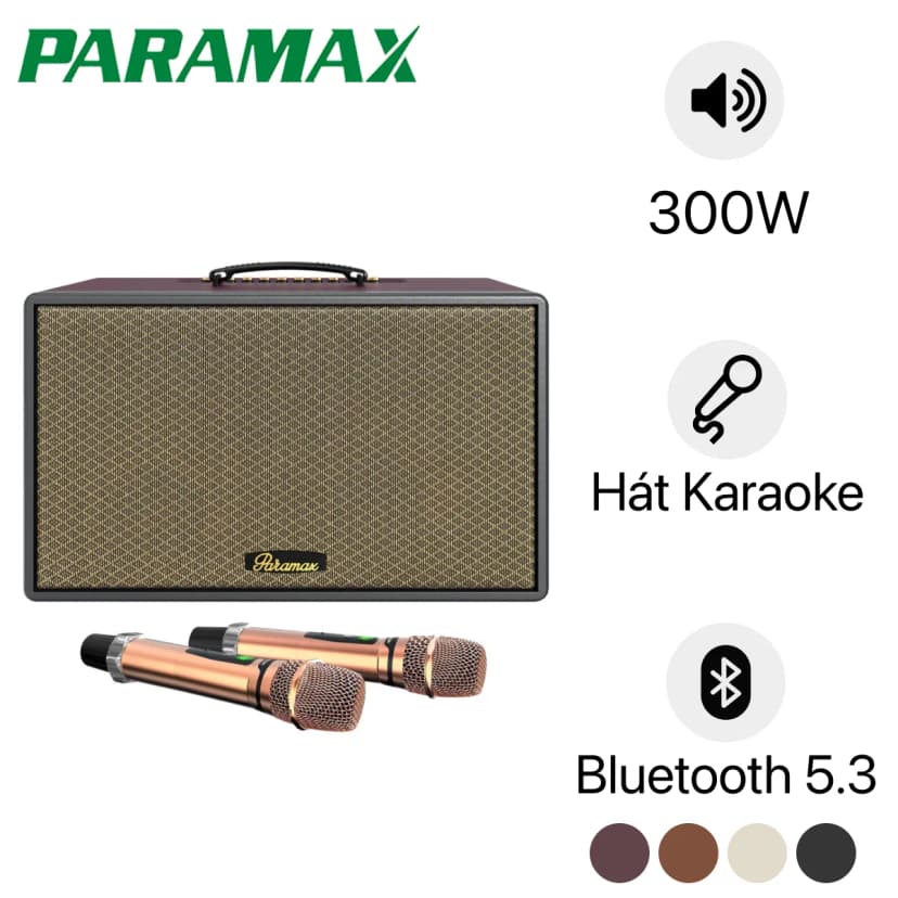 So sánh giá Loa karaoke xách tay PARAMAX Karat S Xám 300W - Tìm sản phẩm giá rẻ nhất - Ảnh 2
