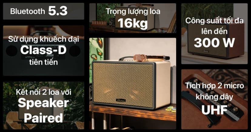 So sánh giá Loa karaoke xách tay PARAMAX Karat S Xám 300W - Tìm sản phẩm giá rẻ nhất - Ảnh 3