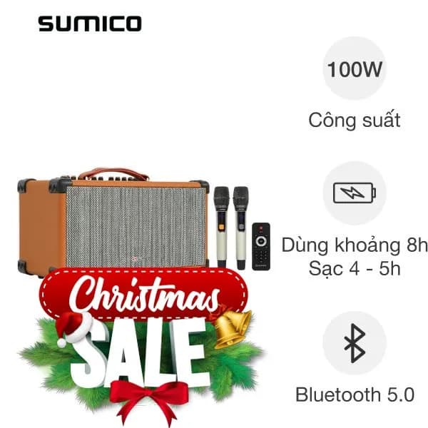 So sánh giá Loa karaoke xách tay Sumico BT-S52 100W rẻ nhất? - Ảnh 16