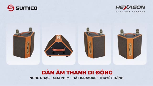 So sánh giá Loa karaoke xách tay Sumico Hexagon 150W rẻ nhất? - Ảnh 15
