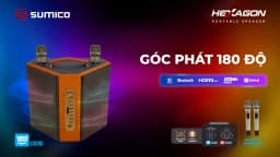 Loa karaoke xách tay Sumico Hexagon 150W - Giá rẻ nhất hôm nay - Ảnh 18
