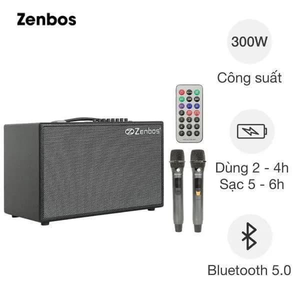 So sánh giá Loa karaoke xách tay Zenbos K-180 300W rẻ nhất? - Ảnh 3