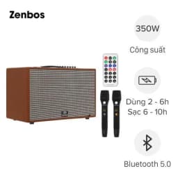 So sánh giá Loa karaoke xách tay Zenbos K-260 350W - Tìm sản phẩm giá rẻ nhất - Ảnh 3