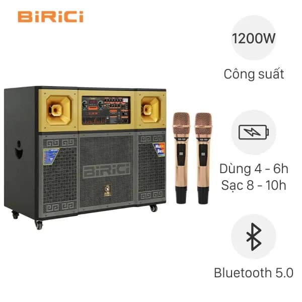 So sánh giá Loa kéo karaoke Birici NB-6889 1200W rẻ nhất? - Ảnh 2