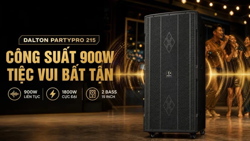 So sánh giá Loa kéo karaoke Dalton PartyPro 215 1800W - Tìm sản phẩm giá rẻ nhất - Ảnh 2