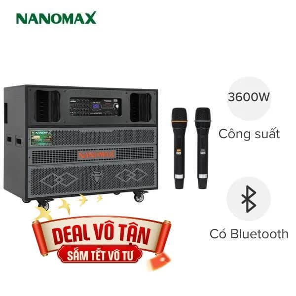 So sánh giá Loa kéo karaoke Nanomax Pro-9500 3600W rẻ nhất? - Ảnh 2