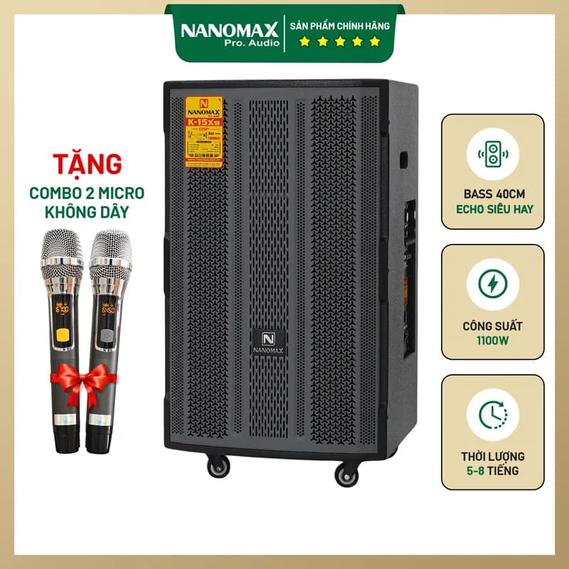 Loa kéo karaoke Nanomax X-2000 1100W - Giá rẻ nhất hôm nay - Ảnh 14