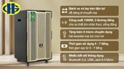 Loa kéo karaoke Nanomax X-2000 1100W - Giá rẻ nhất hôm nay - Ảnh 18
