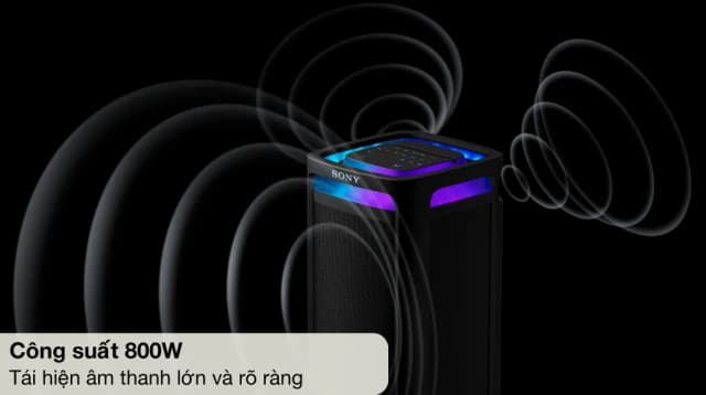 So sánh giá Loa kéo karaoke Sony ULT Tower 9 SRS-ULT900/CSP6 800W rẻ nhất? - Ảnh 2