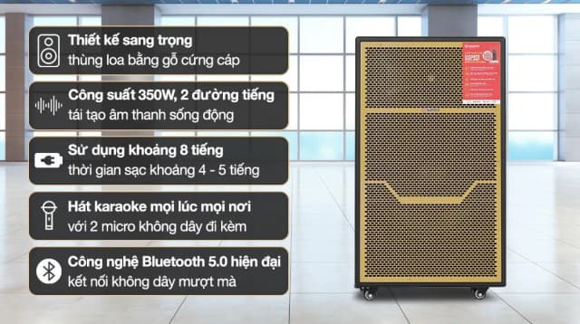 So sánh giá Loa kéo karaoke Sumico DSP40 350W rẻ nhất? - Ảnh 5