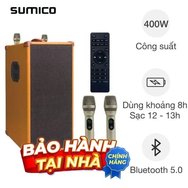 Loa kéo Karaoke Sumico Touring 1026 400W - Ảnh 38