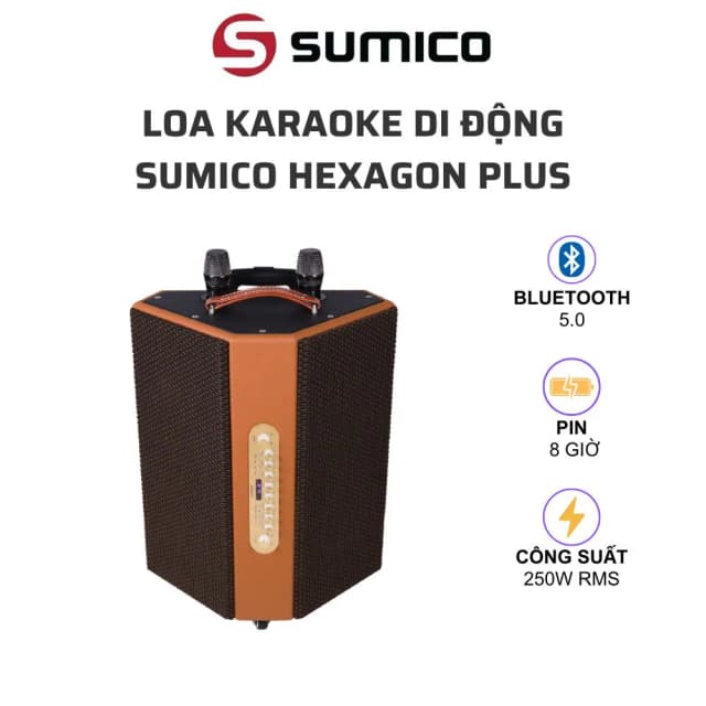 So sánh giá Loa kéo karaoke Sumico Hexagon Plus 250W rẻ nhất? - Ảnh 8
