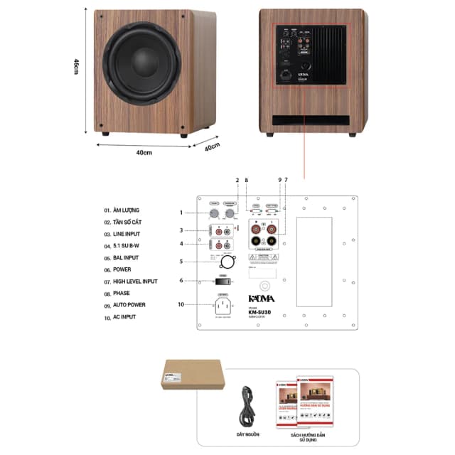 So sánh giá Loa siêu trầm KADMA KM-SU30 rẻ nhất? - Ảnh 6