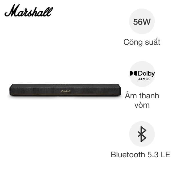 Loa thanh Marshall Soundbar Heston 60 Đen - Ảnh 5