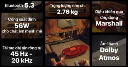 So sánh giá Loa thanh Marshall Soundbar Heston 60 Kem - Tìm sản phẩm giá rẻ nhất - Ảnh 3