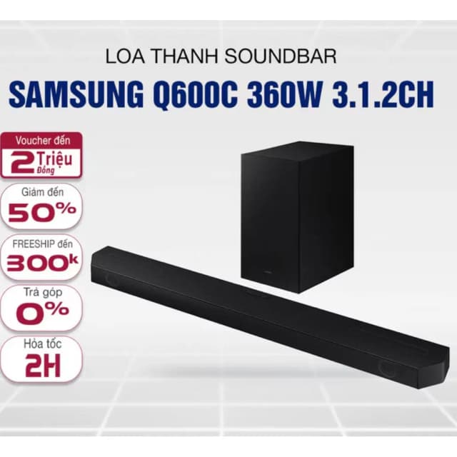Bộ loa thanh Samsung HW-Q600C/XV 360W - Ảnh 5
