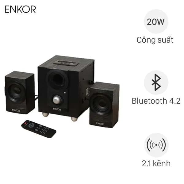 So sánh giá Loa vi tính Bluetooth Enkor E700 Đen rẻ nhất? - Ảnh 3