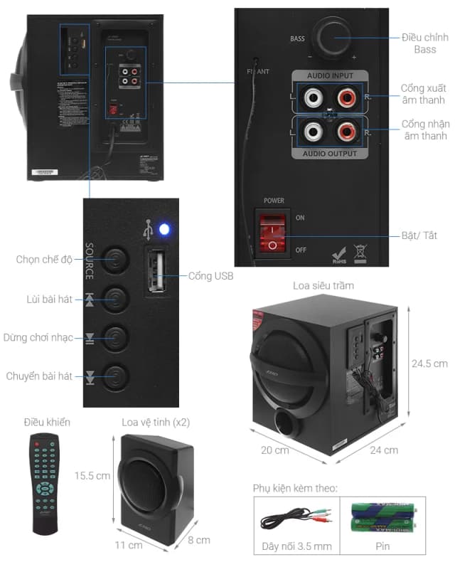Top 1 so sánh giá Loa vi tính Bluetooth Fenda A140X Đen - Tìm sản phẩm giá rẻ nhất - Ảnh 6