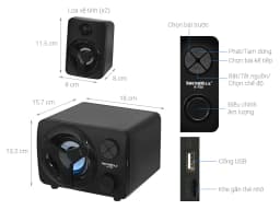 So sánh giá Loa vi tính Bluetooth Soundmax A700 - Tìm sản phẩm giá rẻ nhất - Ảnh 11
