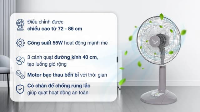 So sánh giá Quạt lửng Asia 3 cánh VY358990 55W rẻ nhất? - Ảnh 8