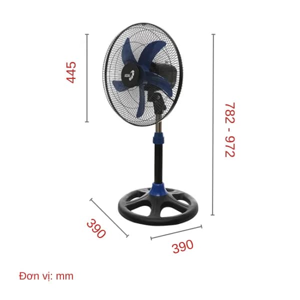 So sánh giá Quạt lửng Asia 5 cánh VY538990 55W rẻ nhất? - Ảnh 6
