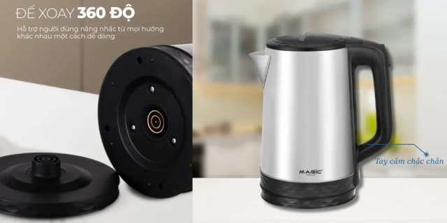 Top 1 so sánh giá Bình đun siêu tốc Magic 1.8 lít A-072 - Tìm sản phẩm giá rẻ nhất - Ảnh 13