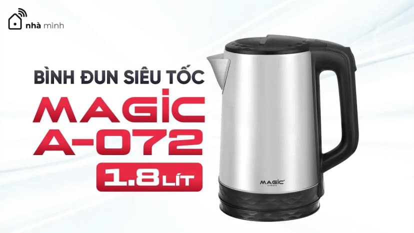 So sánh giá Bình đun siêu tốc Magic 1.8 lít A-072 - Tìm sản phẩm giá rẻ nhất - Ảnh 4