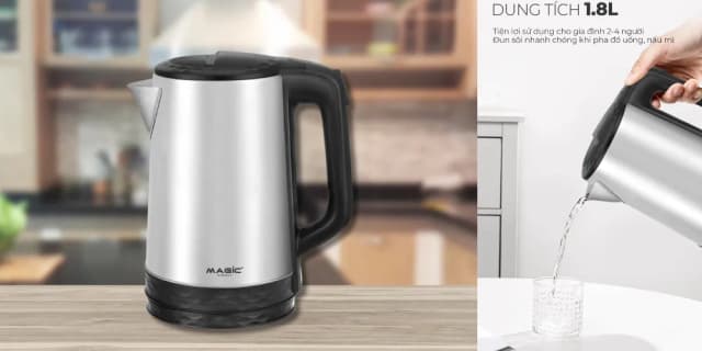 Top 1 so sánh giá Bình đun siêu tốc Magic 1.8 lít A-072 - Tìm sản phẩm giá rẻ nhất - Ảnh 8