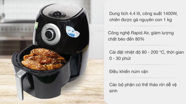 So sánh giá Nồi chiên không dầu Magic 4.4 lít A84 rẻ nhất? - Ảnh 11