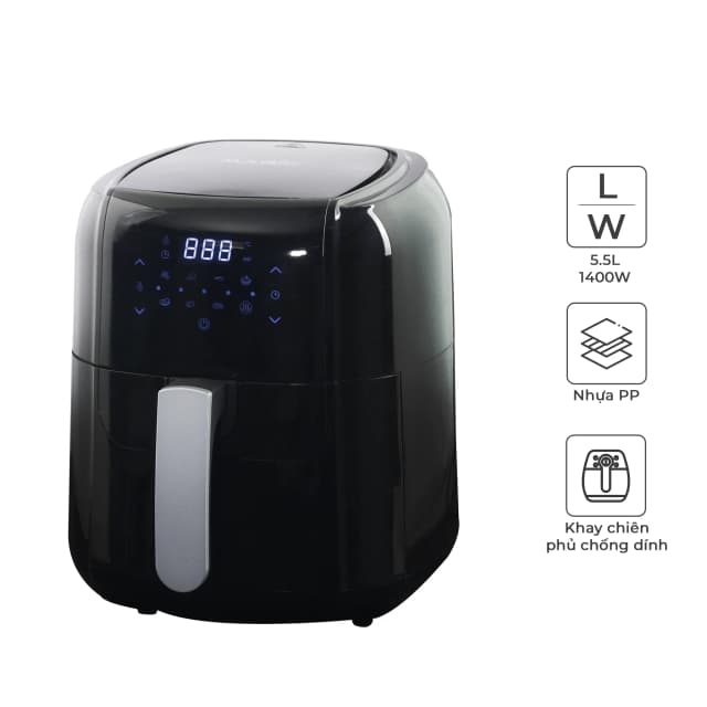 So sánh giá Nồi chiên không dầu Magic Eco 5.5 lít AC-102 rẻ nhất? - Ảnh 3