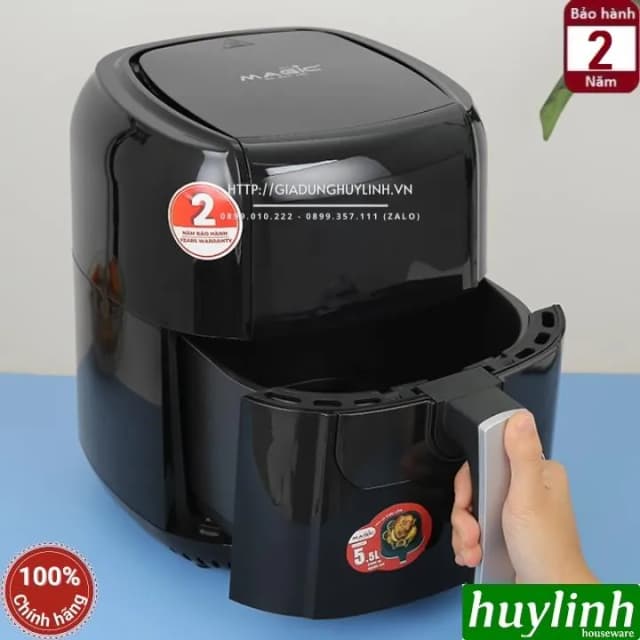 So sánh giá Nồi chiên không dầu Magic Eco 5.5 lít AC-102 rẻ nhất? - Ảnh 9