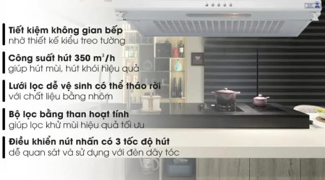 So sánh giá Máy hút mùi áp tường Malloca H107W rẻ nhất? - Ảnh 6