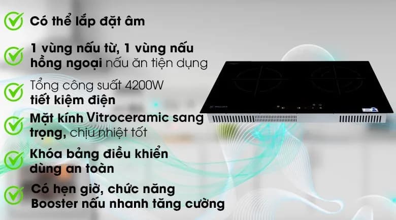 Bếp từ hồng ngoại âm Malloca MH-7311IR 4200W - Giá rẻ nhất hôm nay - Ảnh 15
