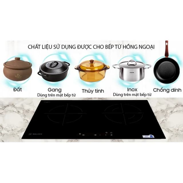 So sánh giá Bếp từ hồng ngoại âm Malloca MH-7311IR 4200W rẻ nhất? - Ảnh 9
