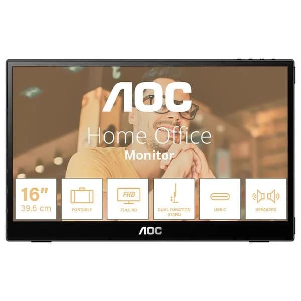 Màn hình di động AOC 16T20/71 (15.6 inch Full HD, IPS, 60Hz, 4ms) - Ảnh 4