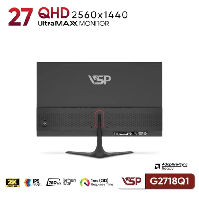 Top 1 so sánh giá Màn hình Gaming VSP G2718Q1 (27 inch 2K, IPS, 210Hz, 0.3ms) - Tìm sản phẩm giá rẻ nhất - Ảnh 12