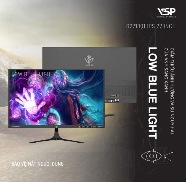 Top 1 so sánh giá Màn hình Gaming VSP G2718Q1 (27 inch 2K, IPS, 210Hz, 0.3ms) - Tìm sản phẩm giá rẻ nhất - Ảnh 18
