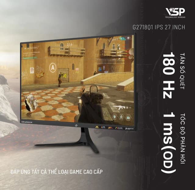 Top 1 so sánh giá Màn hình Gaming VSP G2718Q1 (27 inch 2K, IPS, 210Hz, 0.3ms) - Tìm sản phẩm giá rẻ nhất - Ảnh 19