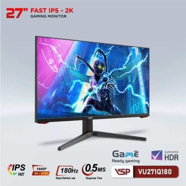 Top 1 so sánh giá Màn hình Gaming VSP G2718Q1 (27 inch 2K, IPS, 210Hz, 0.3ms) - Tìm sản phẩm giá rẻ nhất - Ảnh 5