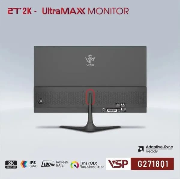 Top 1 so sánh giá Màn hình Gaming VSP G2718Q1 (27 inch 2K, IPS, 210Hz, 0.3ms) - Tìm sản phẩm giá rẻ nhất - Ảnh 7