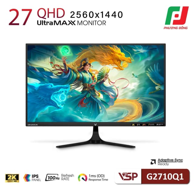 Top 1 so sánh giá Màn hình Gaming VSP G2718Q1 (27 inch 2K, IPS, 210Hz, 0.3ms) - Tìm sản phẩm giá rẻ nhất - Ảnh 8