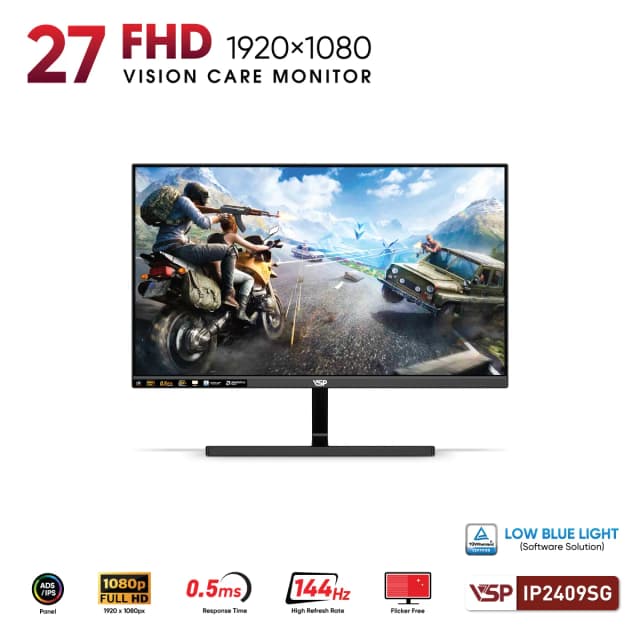 Top 1 so sánh giá Màn hình Gaming VSP IP2709SG (27 inch Full HD, IPS, 144Hz, 1ms) - Tìm sản phẩm giá rẻ nhất - Ảnh 2