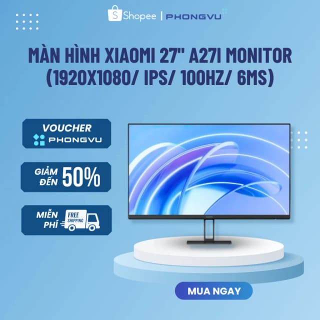 Top 1 so sánh giá Màn hình Xiaomi A27i 2026 (27 inch Full HD, Full HD, 144Hz, 6ms) - Tìm sản phẩm giá rẻ nhất - Ảnh 10