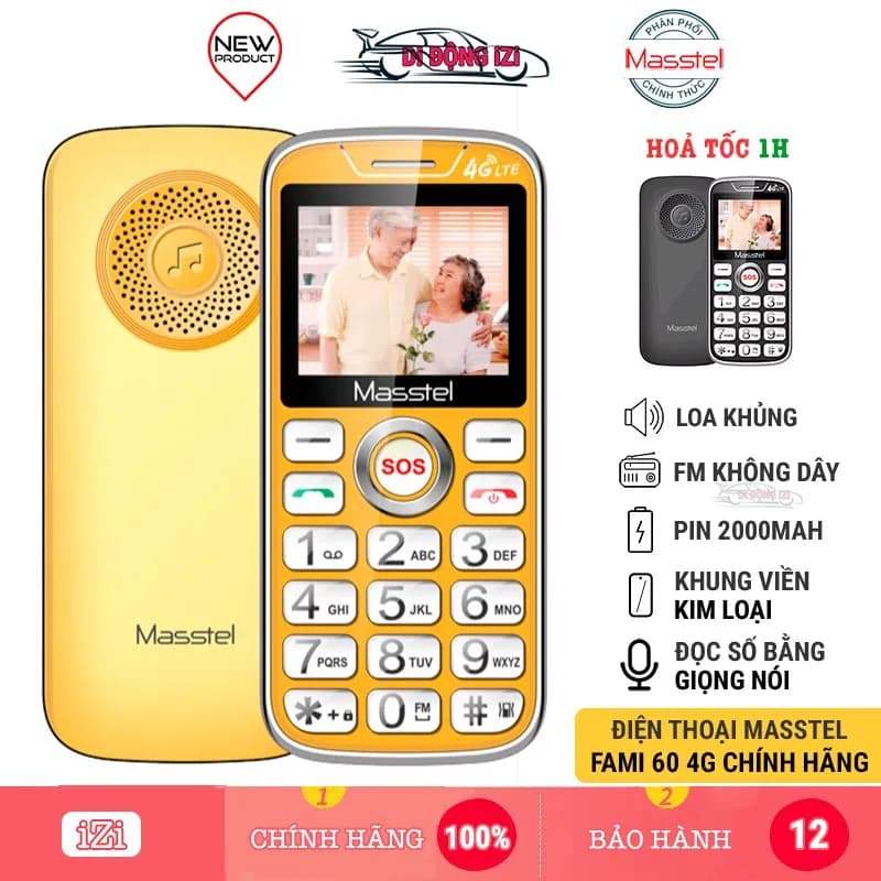 So sánh giá Điện thoại Masstel Fami 60S 4G - Tìm sản phẩm giá rẻ nhất - Ảnh 1