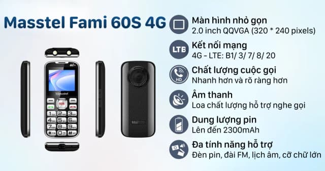 Top 1 so sánh giá Điện thoại Masstel Fami 60S 4G - Tìm sản phẩm giá rẻ nhất - Ảnh 13