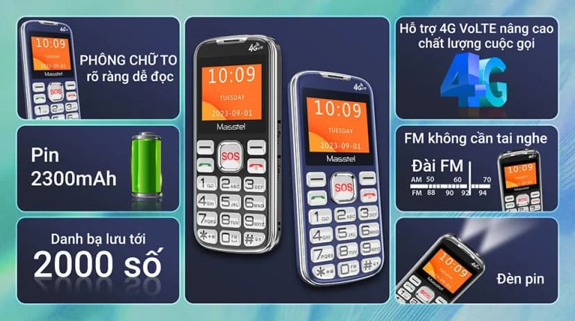 So sánh giá Điện thoại Masstel Fami 60S 4G - Tìm sản phẩm giá rẻ nhất - Ảnh 3
