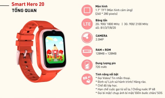 So sánh giá Đồng hồ định vị trẻ em Masstel Smart Hero 20 rẻ nhất? - Ảnh 17