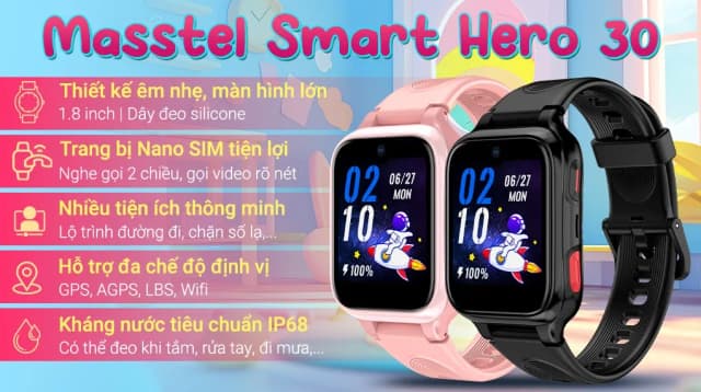So sánh giá Đồng hồ định vị trẻ em Masstel Smart Hero 30 rẻ nhất? - Ảnh 8