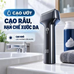 Máy cạo râu khô và ướt Coclear CWF301 - Giá rẻ nhất hôm nay - Ảnh 2